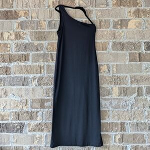 Seafolly One Shoulder Jersey Dress in Black Size 8